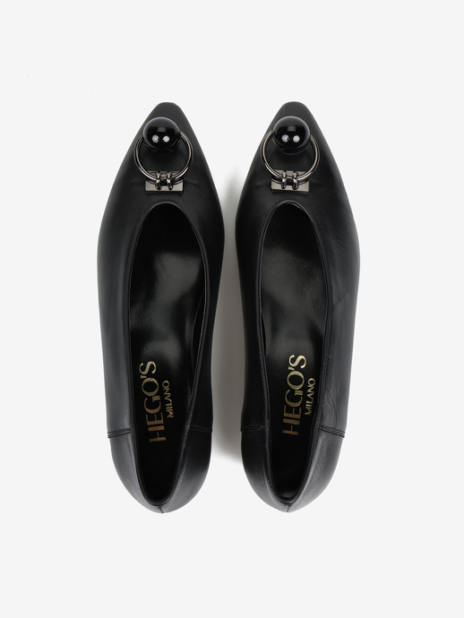 BALERINY HEGO'S MILANO 2029 NAPPA NERO