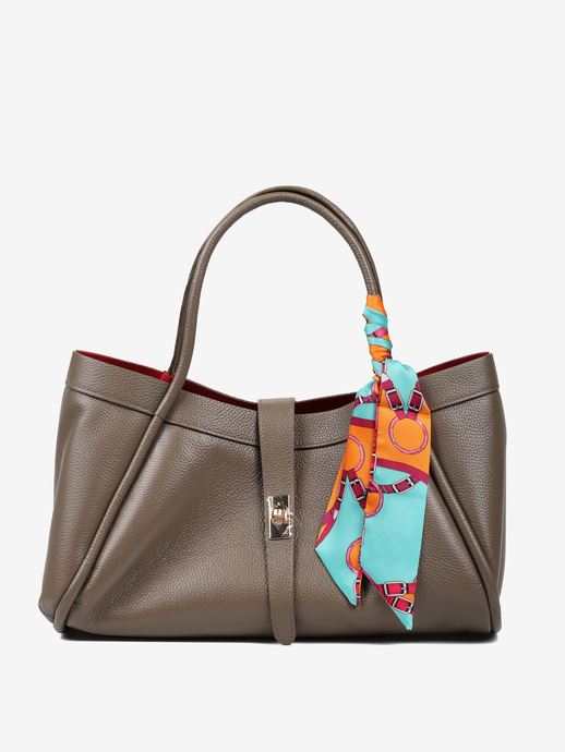TOREBKA DAMSKA HEGO'S Milano 31136 MARTELLATO FANGO