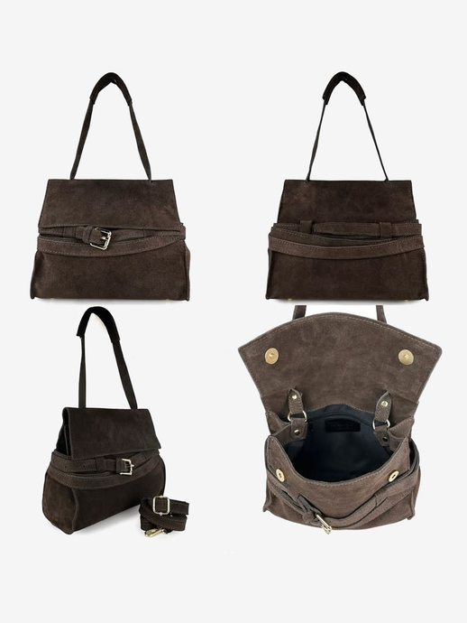 TOREBKA DAMSKA HEGO'S MILANO 1703 CROSTA TAUPE