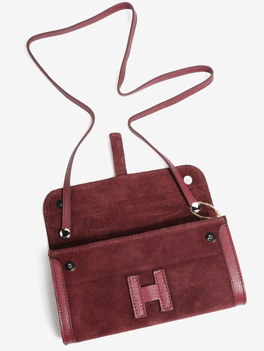 TOREBKA DAMSKA HEGO'S MILANO 4127 CROSTA BURGUNDY