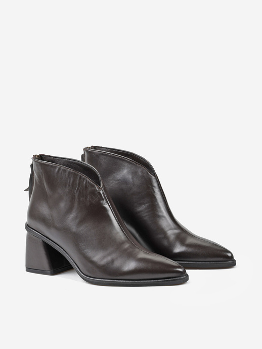 BOTKI HEGO'S MILANO JANE02 NAPPA FONDENTE
