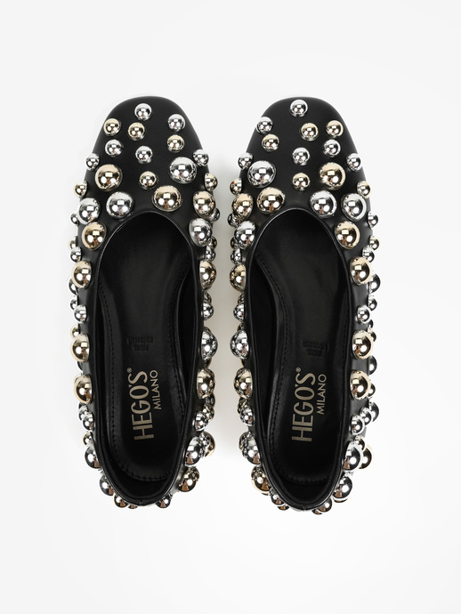 BALERINY HEGO'S MILANO ELIZA-274 PATENT BLACK