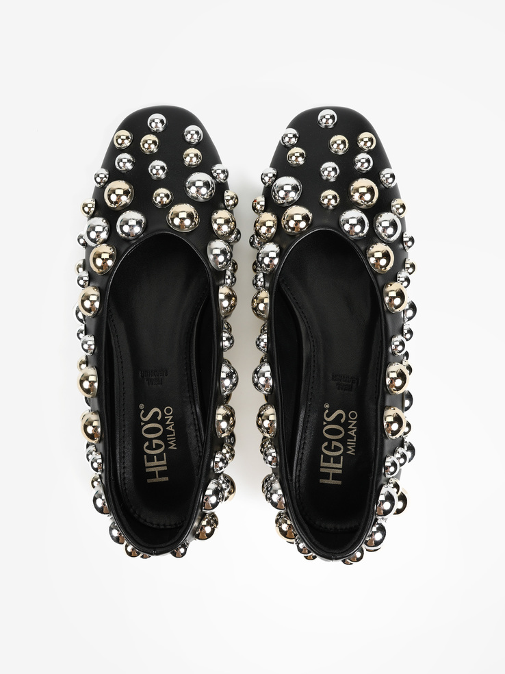 BALERINY HEGO'S MILANO ELIZA-274 PATENT BLACK