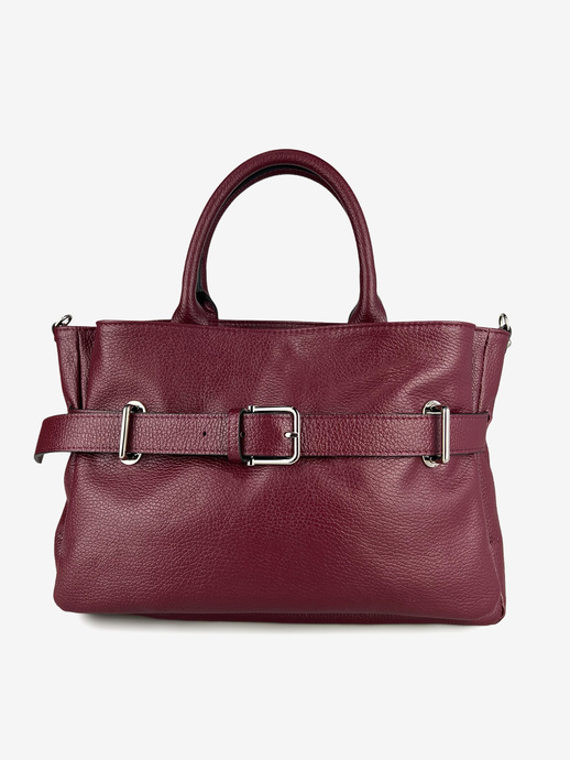 TOREBKA DAMSKA HEGO'S MILANO 050 MARTELLATO BURGUNDY