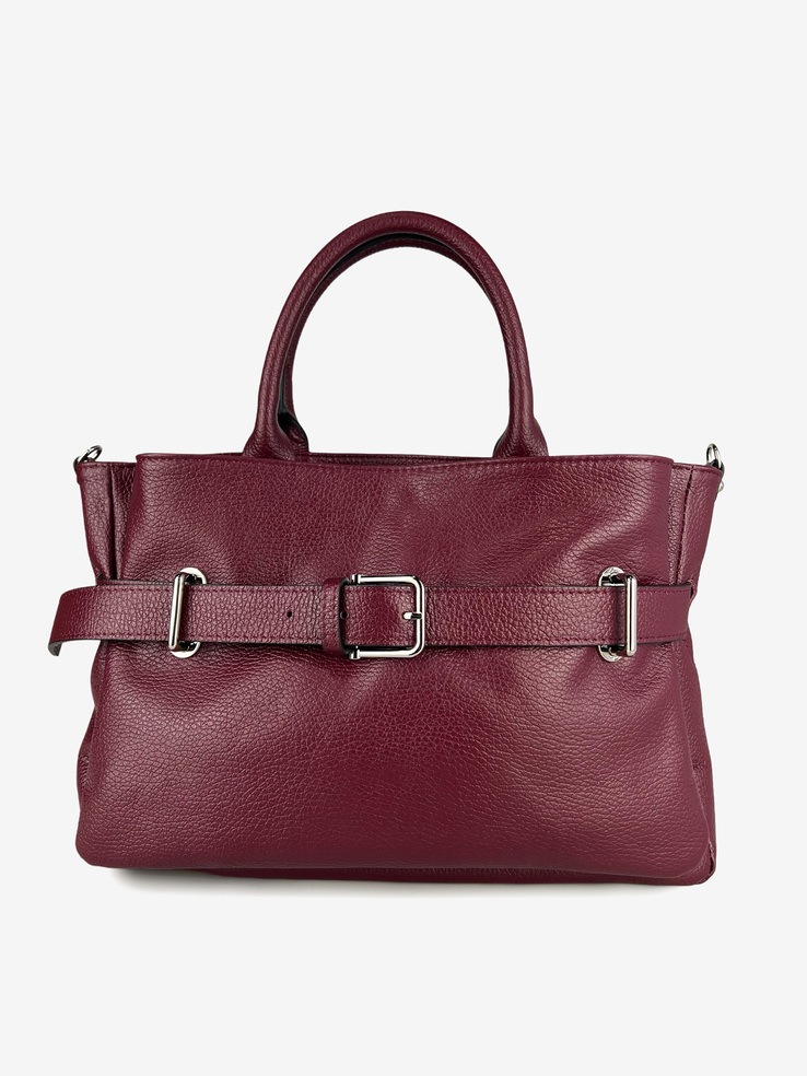 TOREBKA DAMSKA HEGO'S MILANO 050 MARTELLATO BURGUNDY