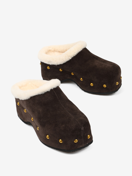 CHODAKI HEGO'S MILANO CAROLA-A2 SUEDE COFFEE