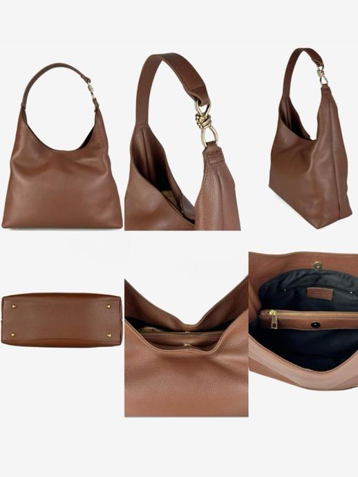TOREBKA DAMSKA HEGO'S MILANO 21132 MARTELLATO TAUPE