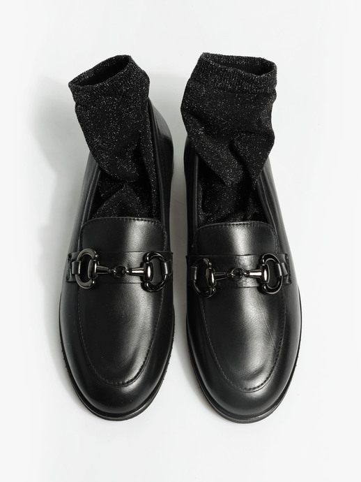 MOKASYNY HEGO'S Milano ALBA/M2 NAPPA NERO