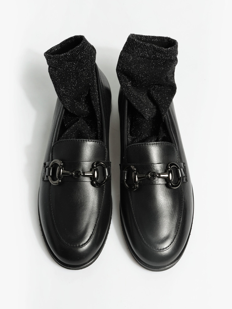 MOKASYNY HEGO'S Milano ALBA/M2 NAPPA NERO