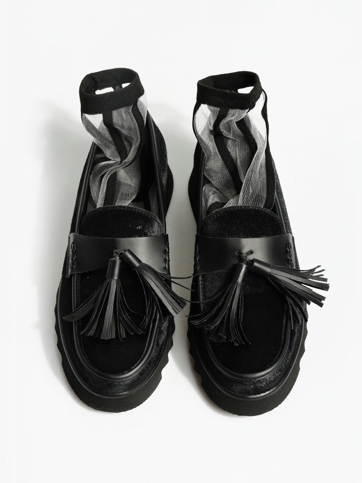 MOKASYNY HEGO'S MILANO 2015-C CAVALLINO NERO