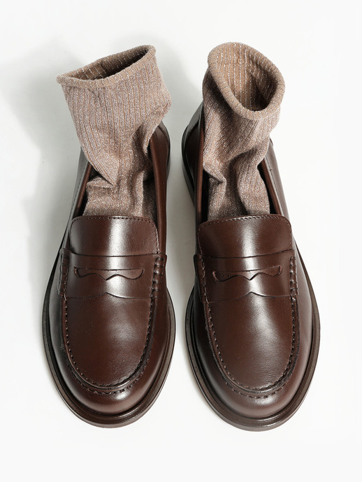 MOKASYNY HEGO'S MILANO ELSA-N252 VITELLO CACAO