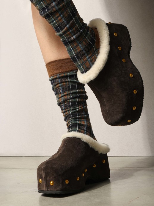 CHODAKI HEGO'S MILANO CAROLA-A2 SUEDE COFFEE