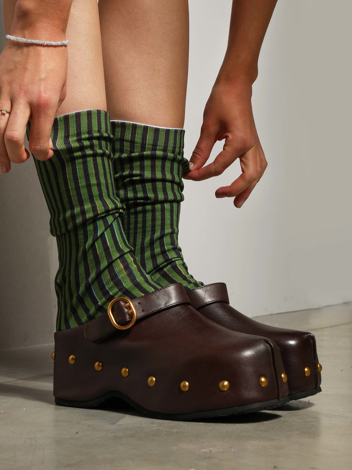 SKÓRZANE CHODAKI HEGO'S MILANO