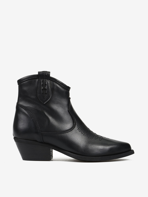 KOWBOJKI HEGO'S MILANO TEX925CX VITELLO NERO