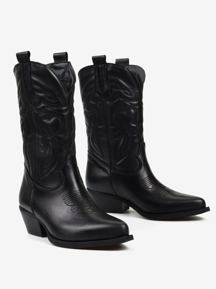 KOWBOJKI HEGO'S MILANO TEX4090 VITELLO NERO