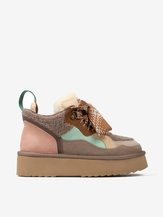 SNEAKERSY HEGO'S MILANO MOON-8 FUR TAUPE/BEIGE