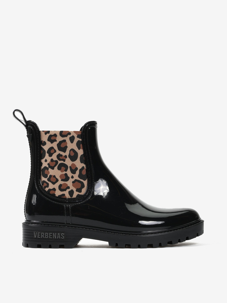 KALOSZE VERBENAS GAUDI BRILLO ANIMAL NEGRO/LEOPARD