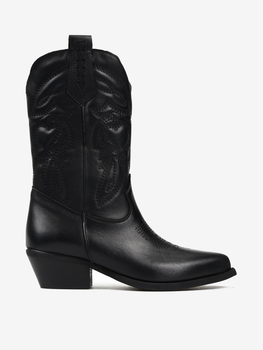 KOWBOJKI HEGO'S MILANO TEX4090 VITELLO NERO