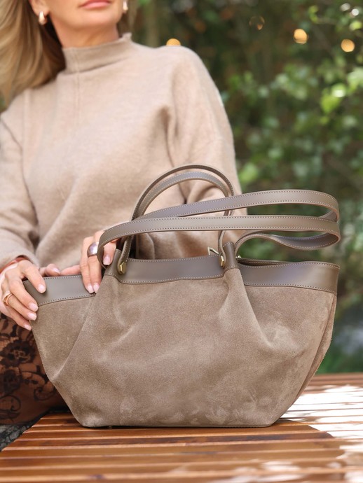 TOREBKA DAMSKA HEGO'S MILANO 31142C CROSTA TAUPE