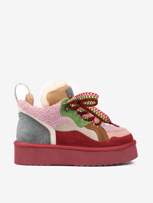 SNEAKERSY HEGO'S MILANO MOON-10 FUR PINK/NUDE