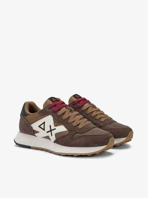 SNEAKERSY SUN68 Z45114 JAKI BICOLOR MARRONE