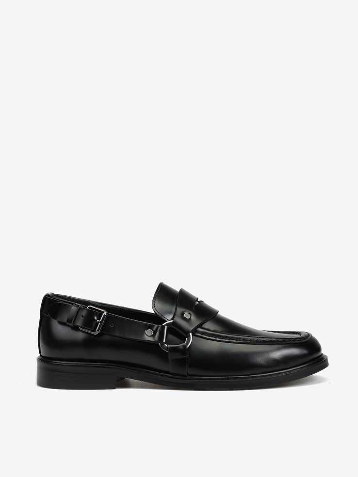 MOKASYNY HEGO'S MILANO AD2854 SPAZZOLATO BLACK