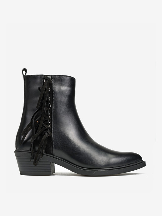 KOWBOJKI HEGO'S MILANO 2581 LEATHER BLACK