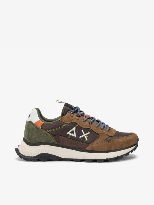 SNEAKERSY SUN68 Z45130 FIRE&CAMPING MARRONE