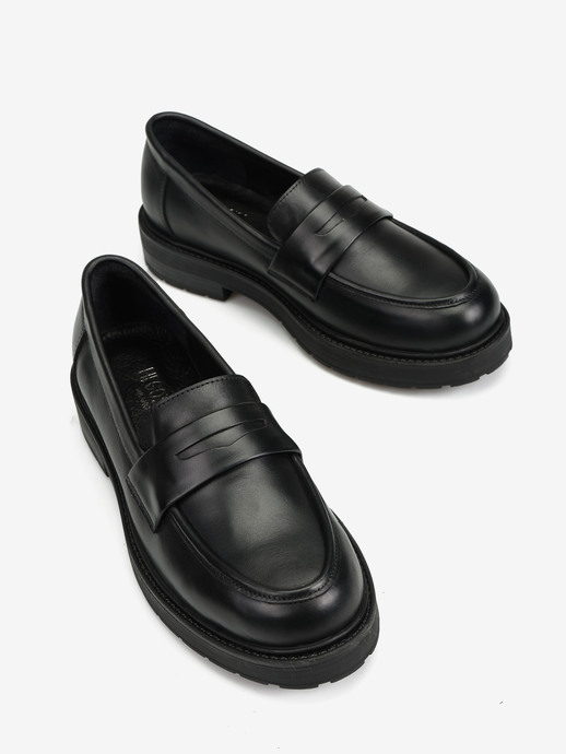 MOKASYNY HEGO'S MILANO AD2981 LEATHER BLACK