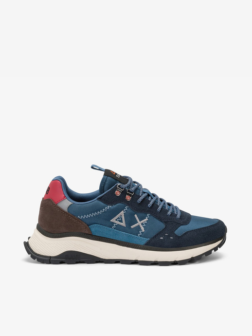 SNEAKERSY SUN68 Z45130 FIRE&CAMPING NAVY BLUE