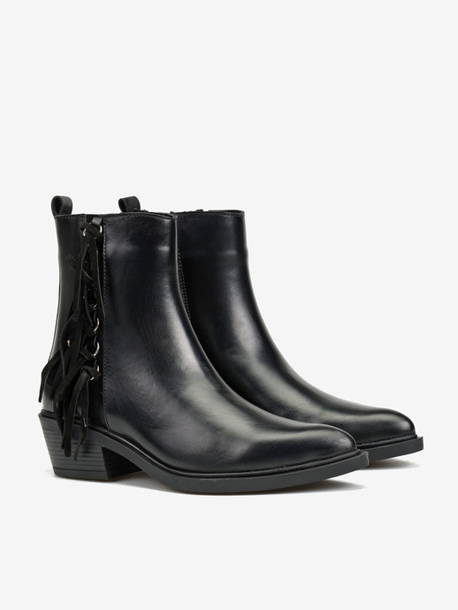 KOWBOJKI HEGO'S MILANO 2581 LEATHER BLACK