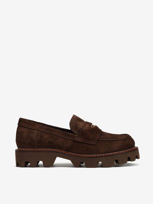 MOKASYNY HEGO'S MILANO AD1086 SUEDE BROWN