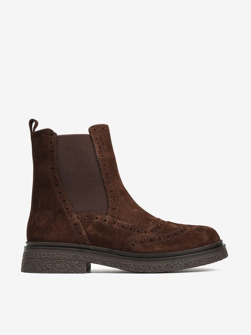 SZTYBLETY HEGO'S MILANO 1529 SUEDE BROWN