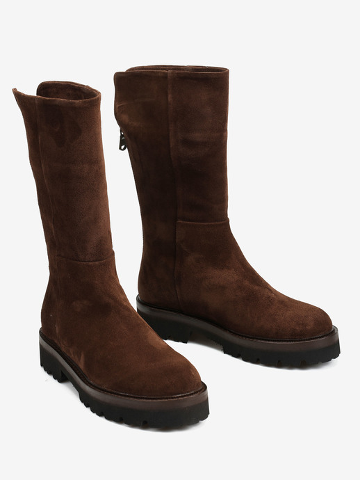 KOZAKI HEGO'S Milano MK3579 SUEDE BROWN