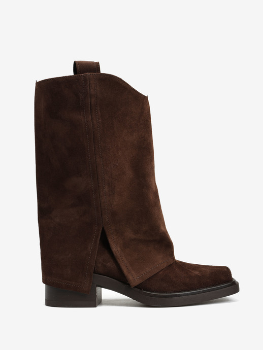 BOTKI HEGO'S MILANO KIM5107 SUEDE BROWN