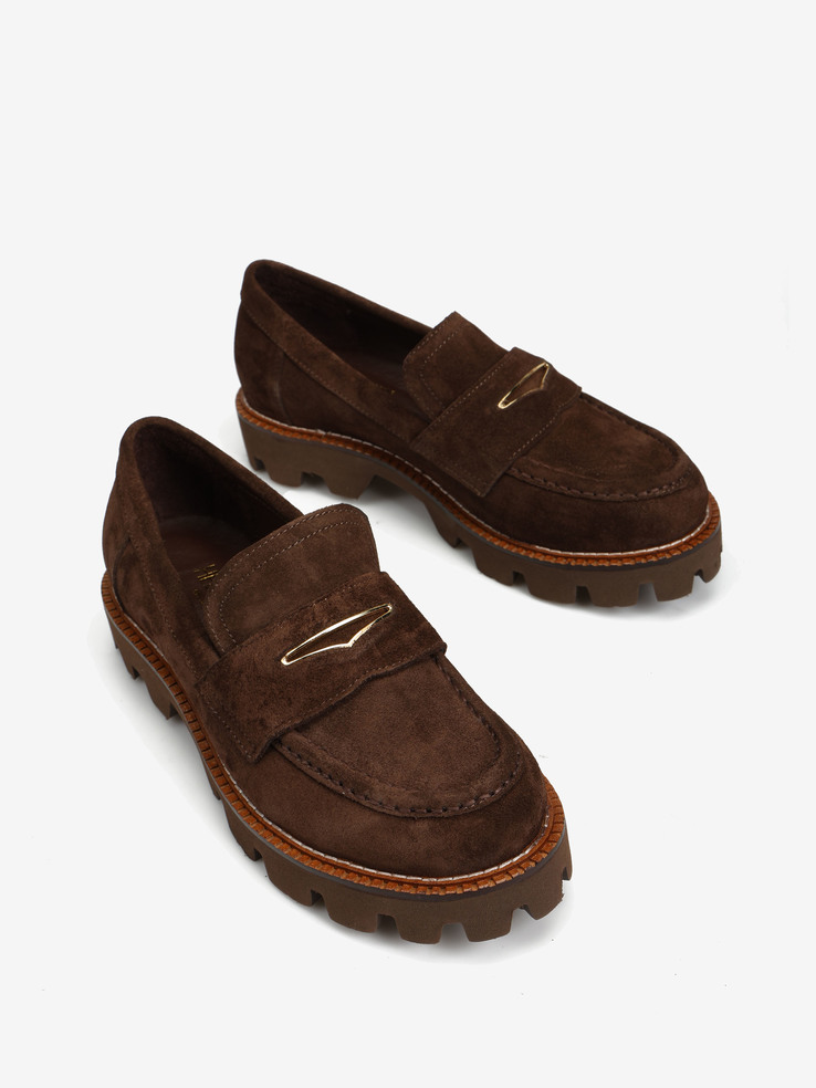 MOKASYNY HEGO'S MILANO AD1086 SUEDE BROWN