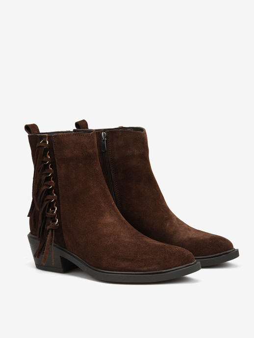 KOWBOJKI HEGO'S MILANO 2581 SUEDE BROWN