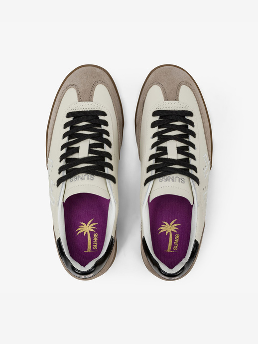 SNEAKERSY SUN68 Z45242 CALIFORNIA SUN L BIANCO PANNA