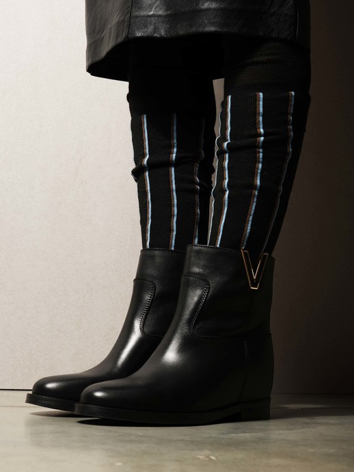 BOTKI HEGO'S MILANO GS1853-23NEW VITELLO NERO