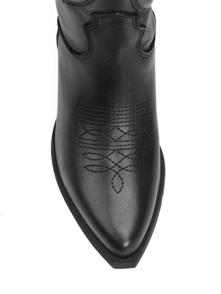 CZARNE KOWBOJKI HEGO'S MILANO