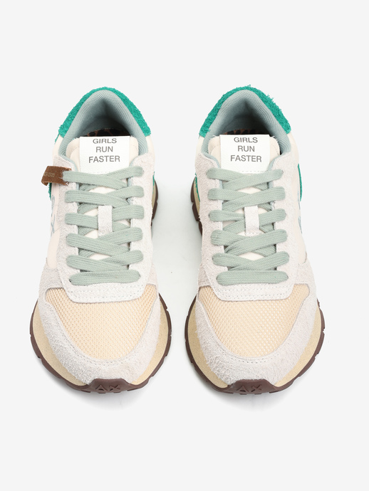 SNEAKERSY SUN68 Z45207 ALLY VINTAGE BIANCO PANNA