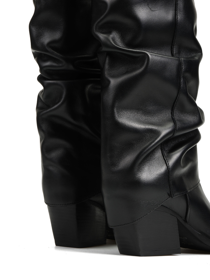 CZARNE KOWBOJKI HEGO'S MILANO