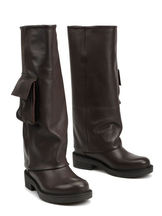KOZAKI HEGO'S MILANO FARAH523 VITELLO CHOCOLATE