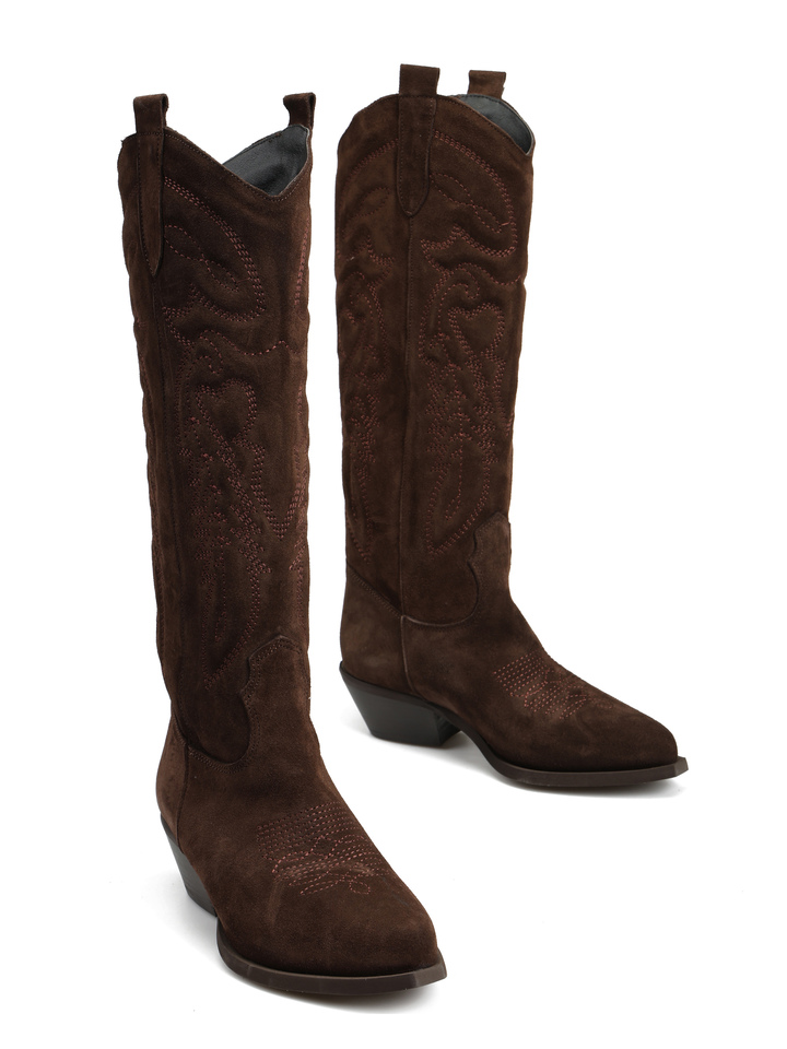 ZAMSZOWE KOWBOJKI Z HAFTEM HEGO'S MILANO