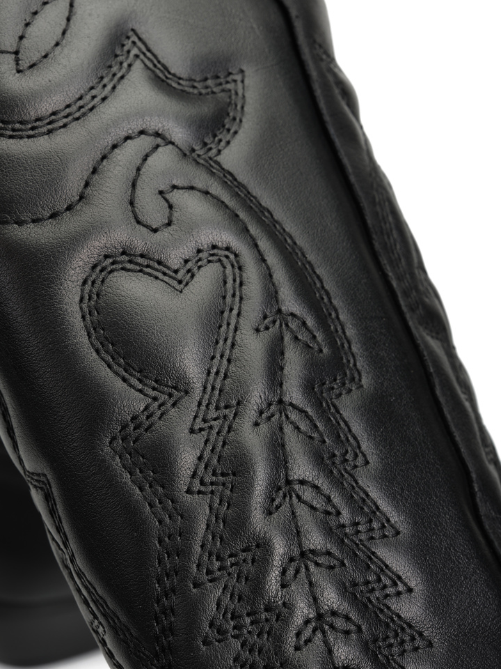 CZARNE KOWBOJKI HEGO'S MILANO