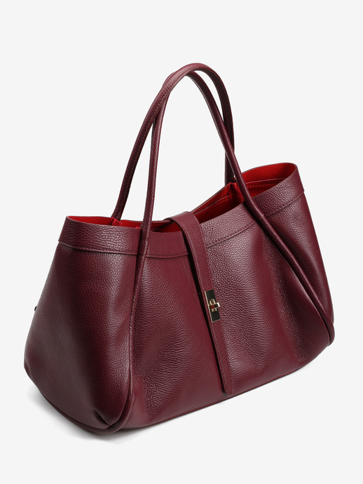 TOREBKA DAMSKA HEGO'S MILANO 31136 MARTELLATO BURGUNDY