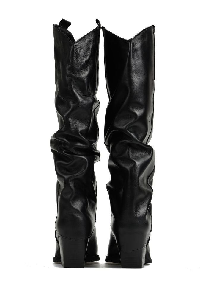 CZARNE KOWBOJKI HEGO'S MILANO