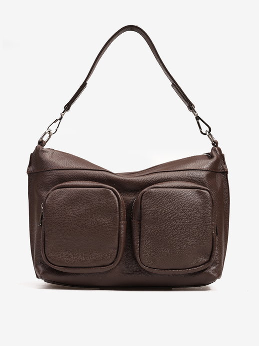 TOREBKA DAMSKA HEGO'S MILANO 31129 MARTELLATO MARRONE