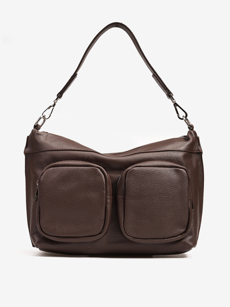 TOREBKA DAMSKA HEGO'S MILANO 31129 MARTELLATO MARRONE