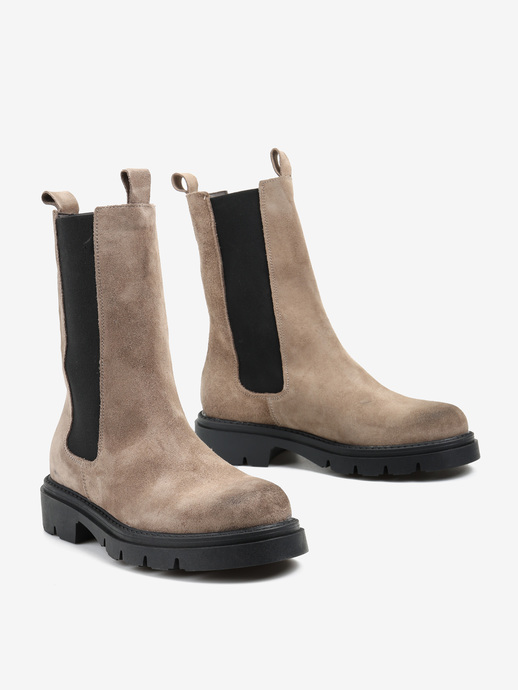 SZTYBLETY HEGO'S MILANO B02 CAMOSCIO TORTORA